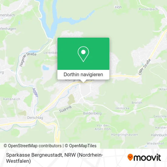 Sparkasse Bergneustadt Karte