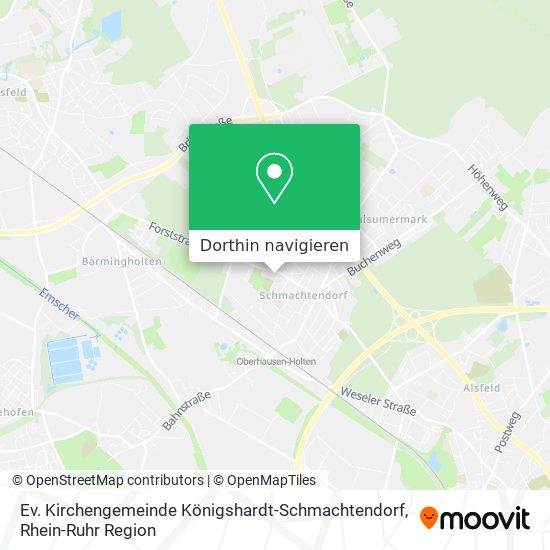 Ev. Kirchengemeinde Königshardt-Schmachtendorf Karte