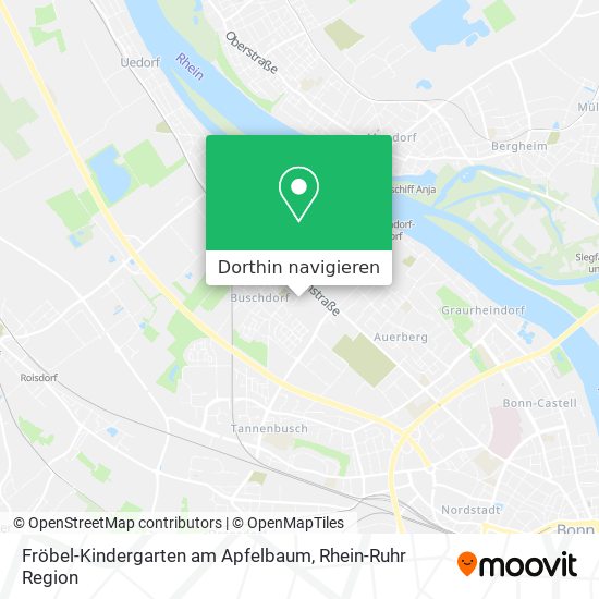 Fröbel-Kindergarten am Apfelbaum Karte