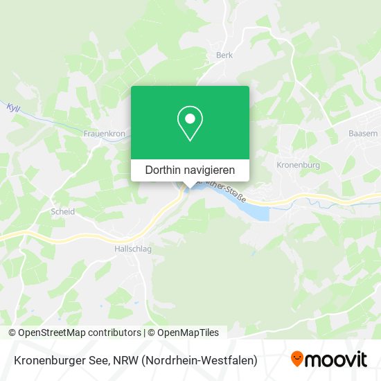 Kronenburger See Karte