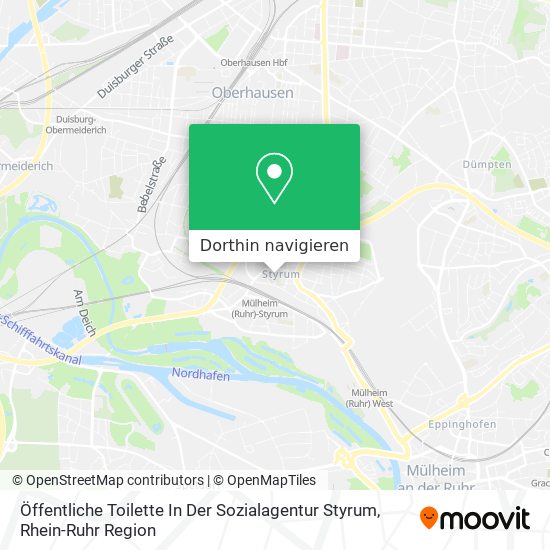 Öffentliche Toilette In Der Sozialagentur Styrum Karte