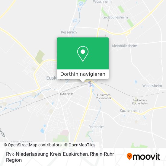 Rvk-Niederlassung Kreis Euskirchen Karte