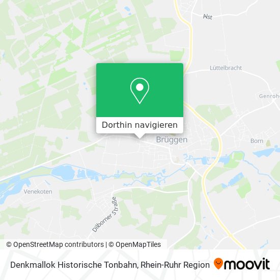 Denkmallok Historische Tonbahn Karte
