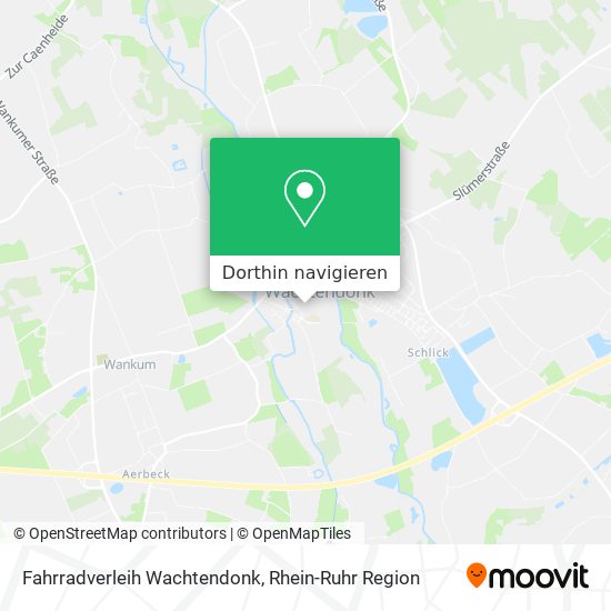 Fahrradverleih Wachtendonk Karte