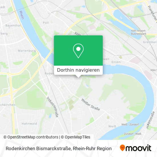 Rodenkirchen Bismarckstraße Karte