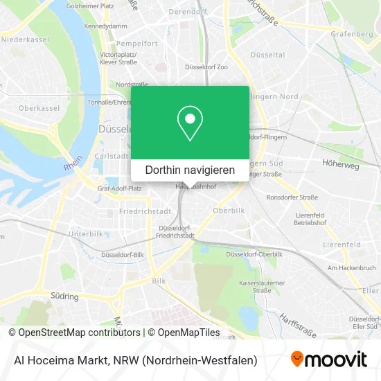 Al Hoceima Markt Karte