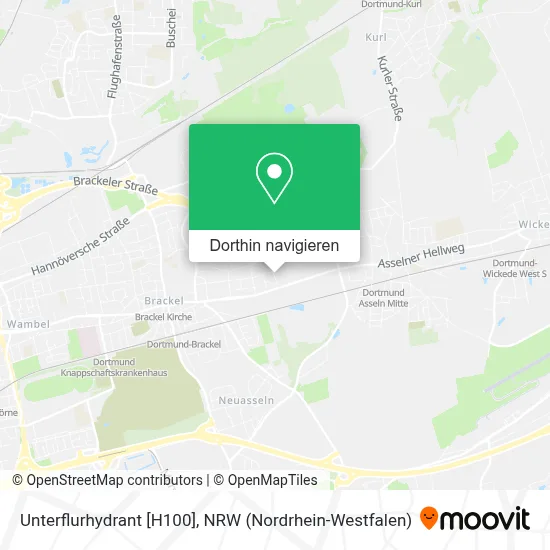 Unterflurhydrant [H100] Karte