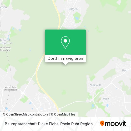 Baumpatenschaft Dicke Eiche Karte