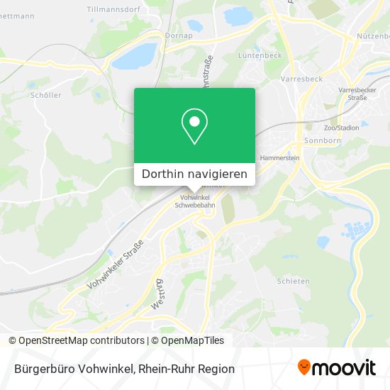 Bürgerbüro Vohwinkel Karte