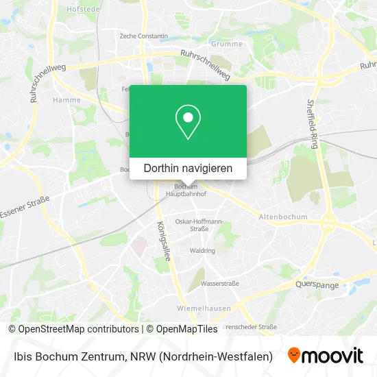 Ibis Bochum Zentrum Karte