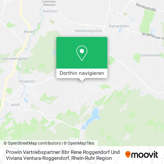 Prowin Vertriebspartner Bbr Rene Roggendorf Und Viviana Ventura-Roggendorf Karte