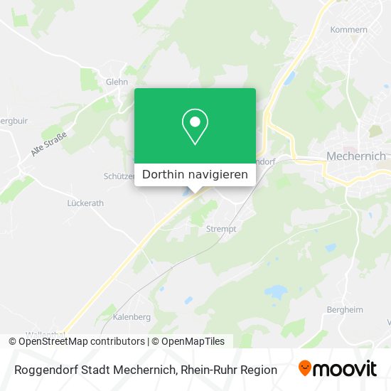 Roggendorf Stadt Mechernich Karte