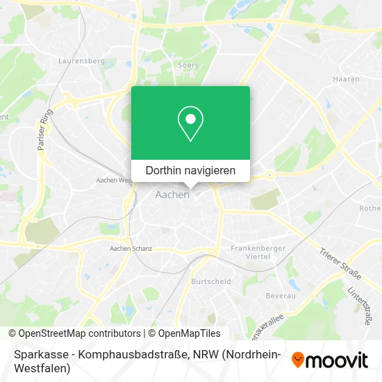 Sparkasse - Komphausbadstraße Karte
