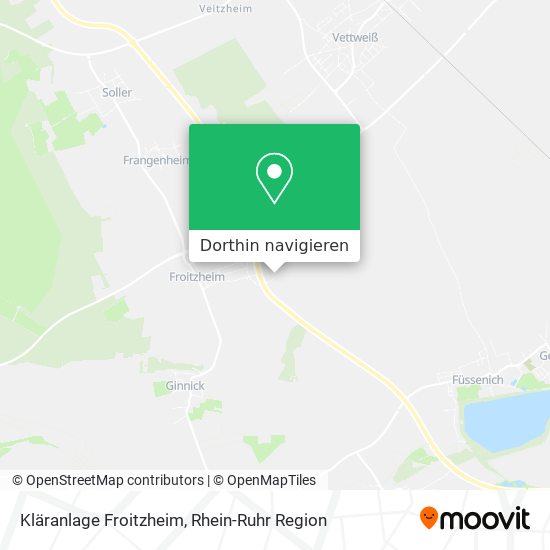 Kläranlage Froitzheim Karte