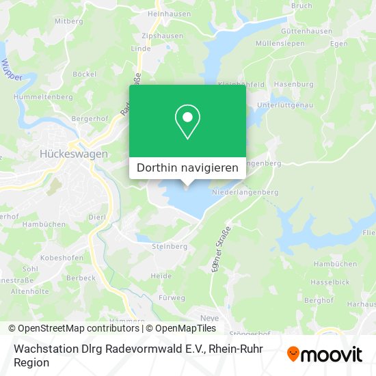 Wachstation Dlrg Radevormwald E.V. Karte
