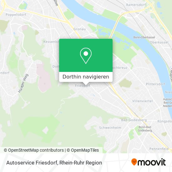 Autoservice Friesdorf Karte