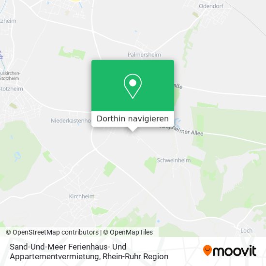 Sand-Und-Meer Ferienhaus- Und Appartementvermietung Karte