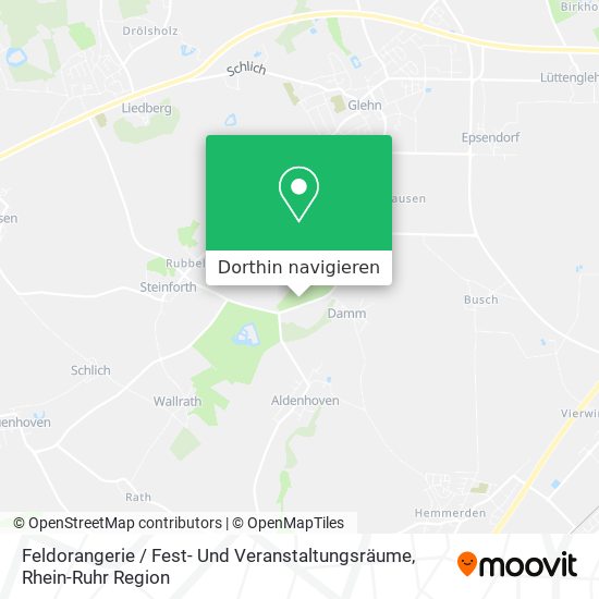 Feldorangerie / Fest- Und Veranstaltungsräume Karte