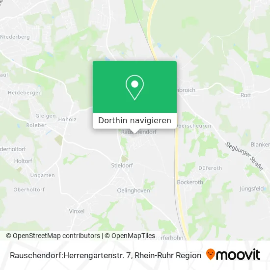 Rauschendorf:Herrengartenstr. 7 Karte