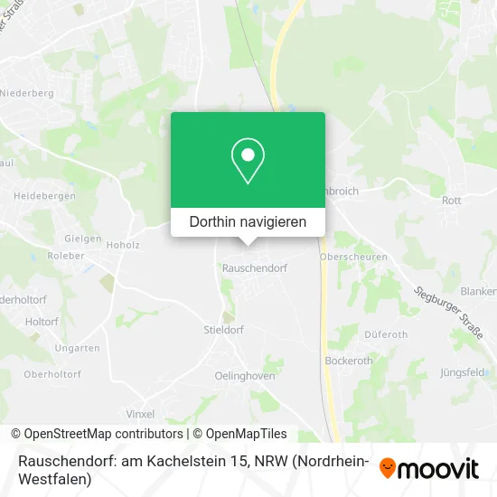 Rauschendorf: am Kachelstein 15 Karte