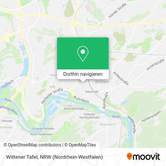 Wittener Tafel Karte