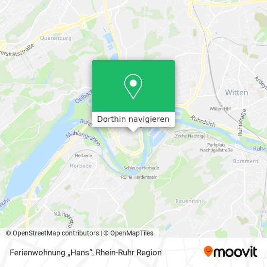 Ferienwohnung „Hans“ Karte