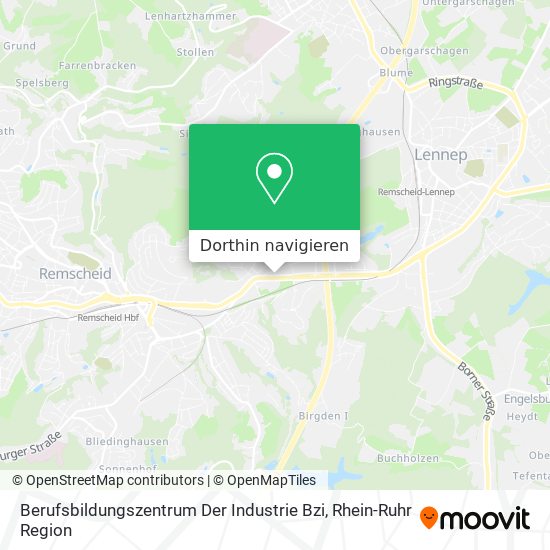 Berufsbildungszentrum Der Industrie Bzi Karte