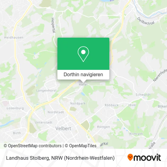 Landhaus Stolberg Karte