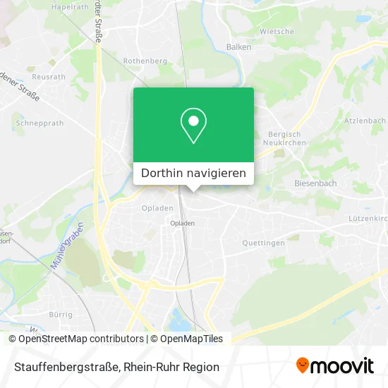 Stauffenbergstraße Karte