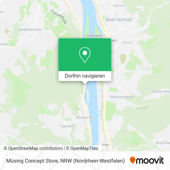 Müsing Concept Store Karte