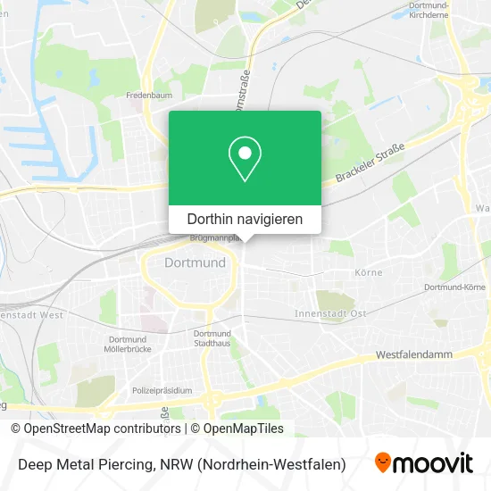 Deep Metal Piercing Karte