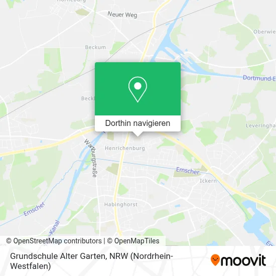 Grundschule Alter Garten Karte