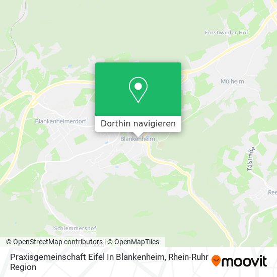Praxisgemeinschaft Eifel In Blankenheim Karte