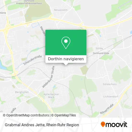 Grabmal Andres Jette Karte