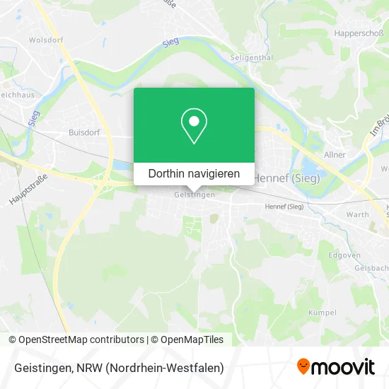 Geistingen Karte