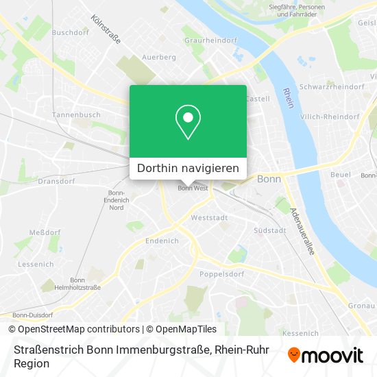 Straßenstrich Bonn Immenburgstraße Karte