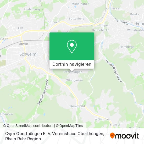 Cvjm Oberthüngen E. V. Vereinshaus Oberthüngen Karte