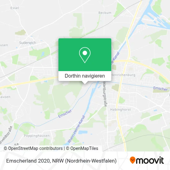 Emscherland 2020 Karte