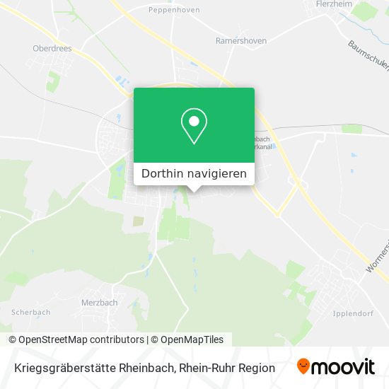 Kriegsgräberstätte Rheinbach Karte
