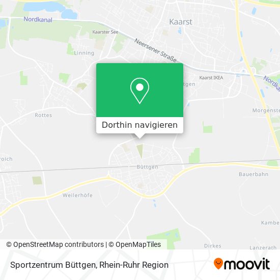 Sportzentrum Büttgen Karte