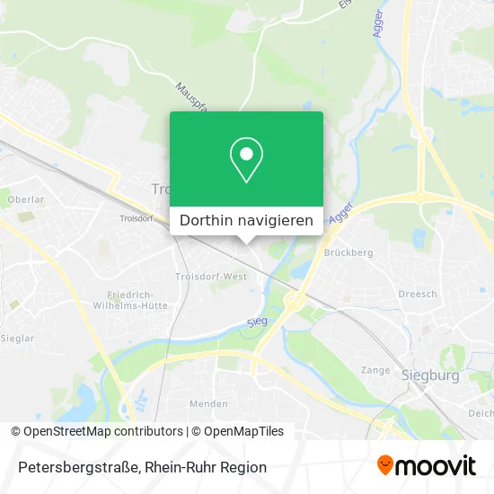 Petersbergstraße Karte