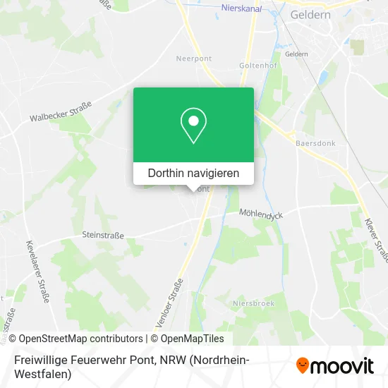 Freiwillige Feuerwehr Pont Karte