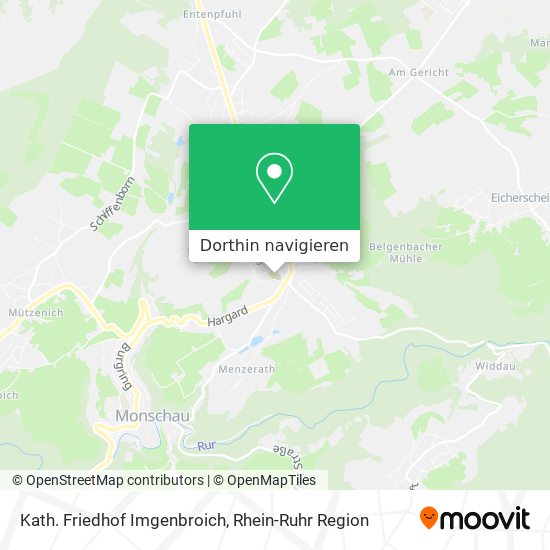 Kath. Friedhof Imgenbroich Karte