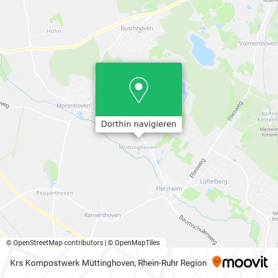 Krs Kompostwerk Müttinghoven Karte