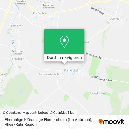 Ehemalige Kläranlage Flamersheim (Im Abbruch) Karte