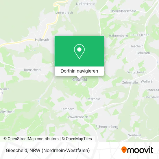 Giescheid Karte