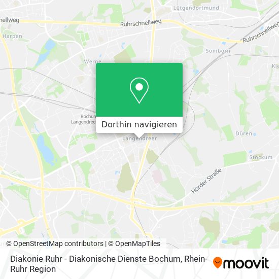 Diakonie Ruhr - Diakonische Dienste Bochum Karte