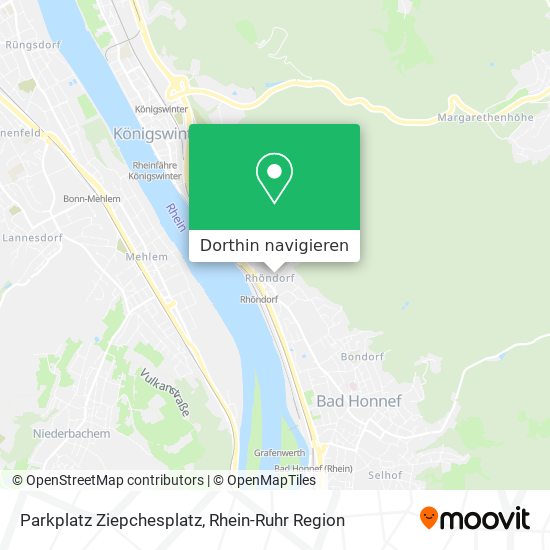 Parkplatz Ziepchesplatz Karte