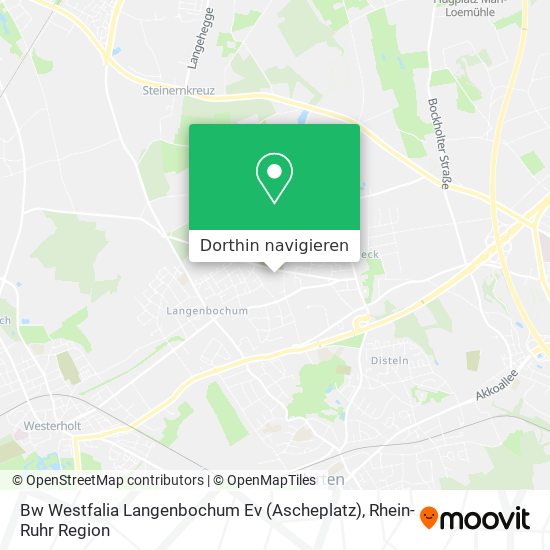 Bw Westfalia Langenbochum Ev (Ascheplatz) Karte