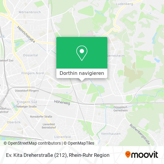 Ev. Kita Dreherstraße (212) Karte